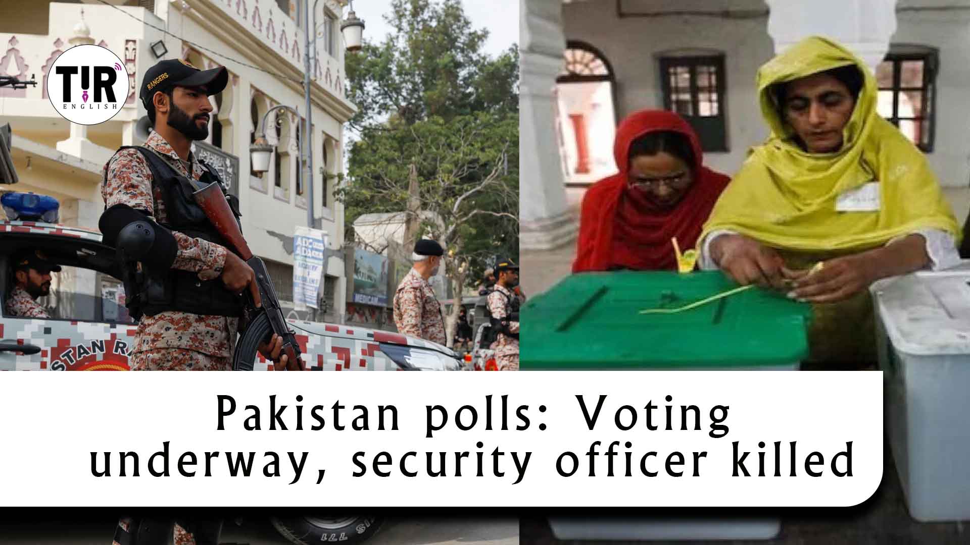Pakistan Votes Amidst Tragedy: Security Officer Killed