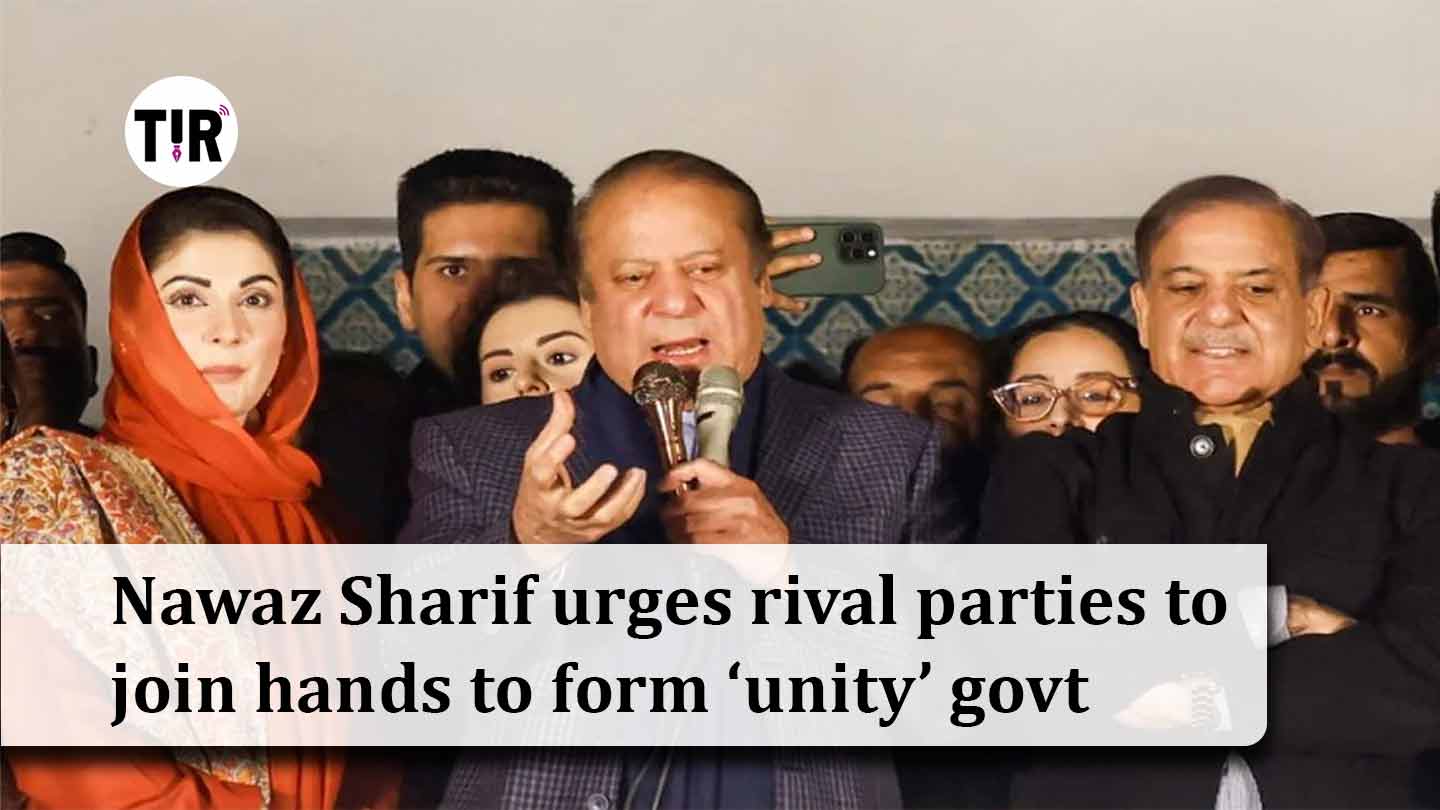 Pak: Nawaz Sharif urges rival parties to join hands to form ‘unity’ govt