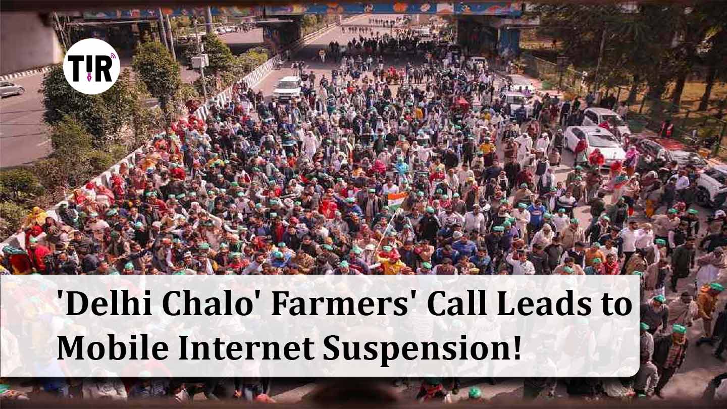 Haryana Halts Cyber Fields: ‘Delhi Chalo’ Farmers’ Call Leads to Mobile Internet Suspension!