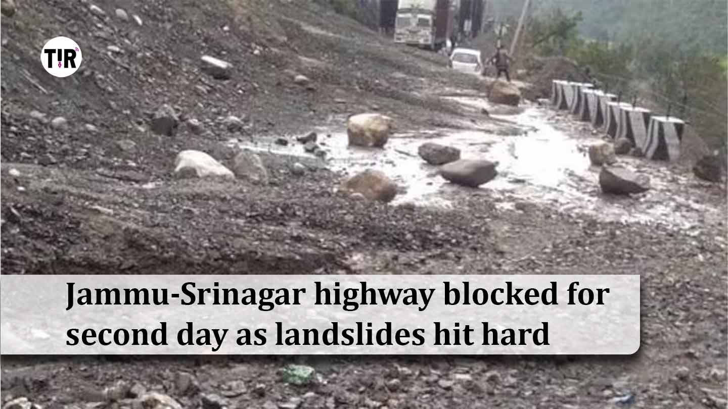 Jammu-Srinagar highway blocked for second day as landslides hit hard