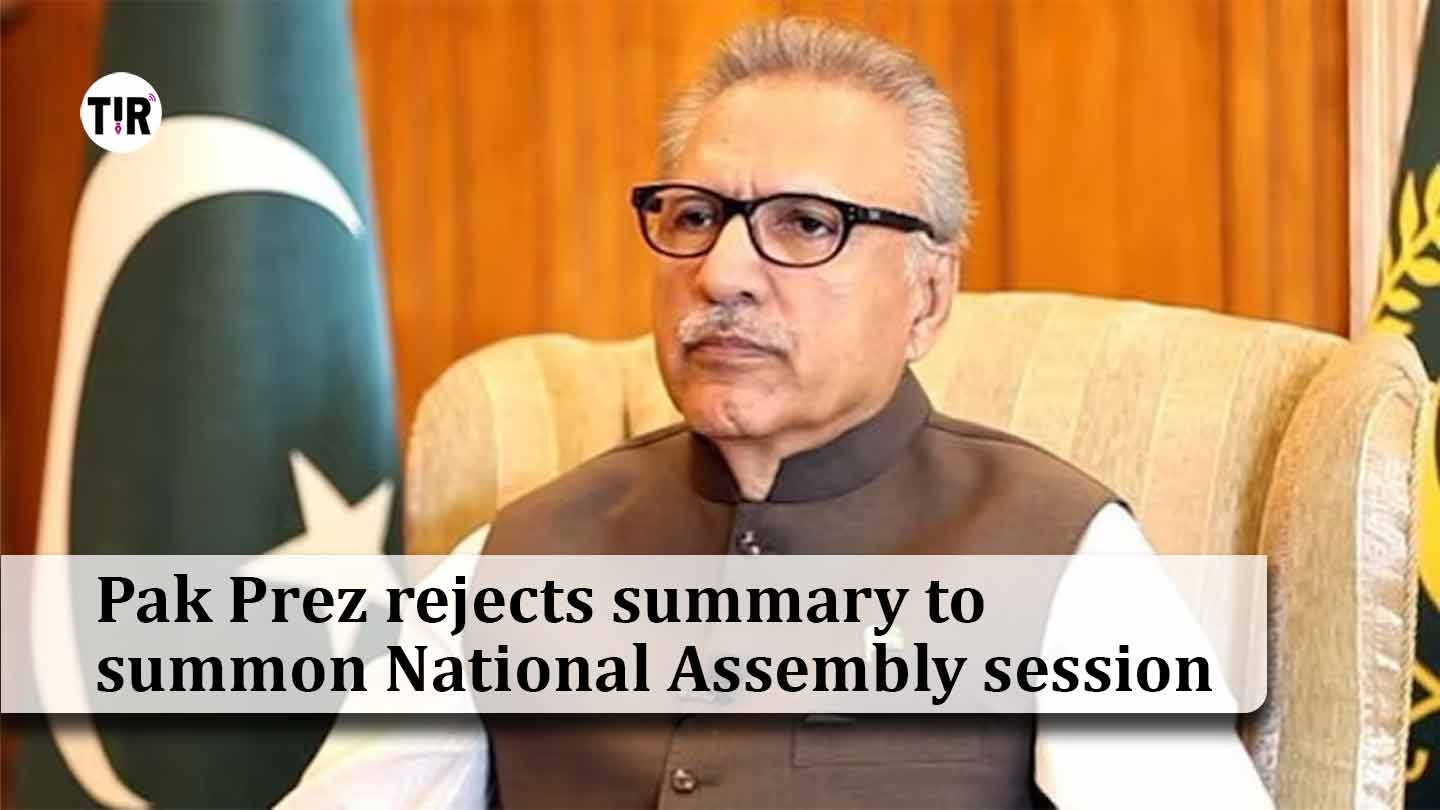 Pak Prez rejects summary to summon National Assembly session